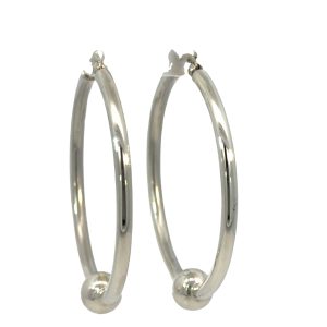 925 BALL ON RND TUBE HINGE HOOPS - 45X8 - 7.95g <br/>M11505