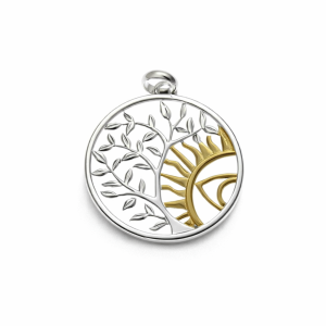 925 GLD PL OPEN CUT TREE OF LIFE PEND - 24MM  4.3g <br/>10005