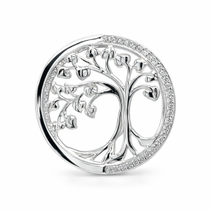 925 CZ PAVE OPEN CUT TREE OF LIFE 3D PEND - 24MM <br/>10010