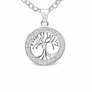 925 CZ PAVE OPEN CUT TREE OF LIFE PEND  20X14 1.1g <br/>10016