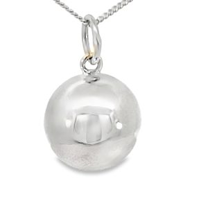 925 HOLLOW PLAIN BALL CHARM - 14MM - 2.75g <br/>10023