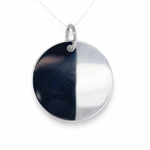 925 PLAIN ROUND DISC CHARM - 20MM - 2.9g <br/>10029