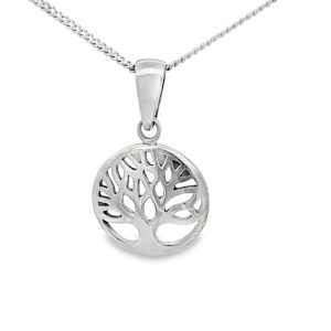 925 OXI PLAIN OPEN RND TREE OF LIFE PEND 22X13 1.2 <br/>10042