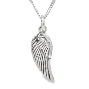 925 OXI ETCHED SINGLE WING CHARM - 24X7 - 1.06g <br/>10047