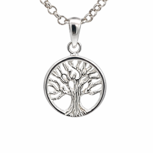 925 OPEN ETCH TREE OF LIFE RND PEND - 23X15  1.67g <br/>10079