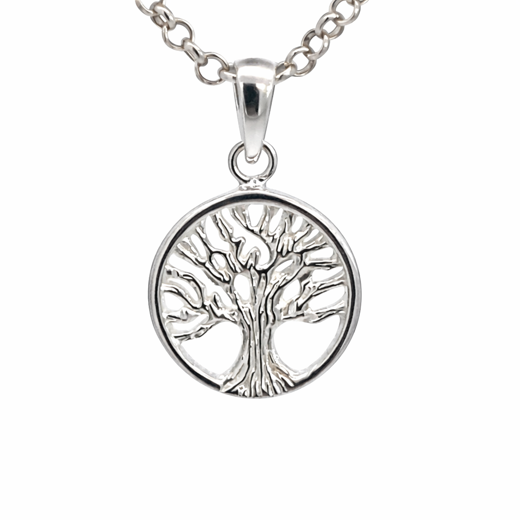 925 OPEN ETCH TREE OF LIFE RND PEND - 23X15 1.67g <br/>10079
