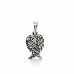 925 OXI CROSS OVER ANGEL WINGS PEND - 23X11  1.43g <br/>10082