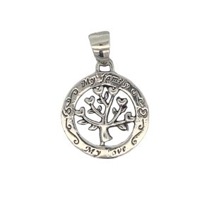 925 OXI OPEN CUT TREE OF LIFE RND PEND - 26X18  2g <br/>10085