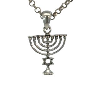 925 OXI FLAT MENORAH PENDANT - 23X15 - 1.1g
