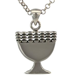 925 OXI FLAT MENORAH PENDANT - 30X18 - 3.5g