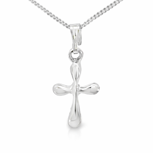 925 PLAIN DOME CROSS - 23X11 - 1g <br/>10511