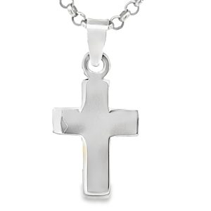 925 PLAIN FLAT CROSS - 28X13 - 1.6g <br/>10534