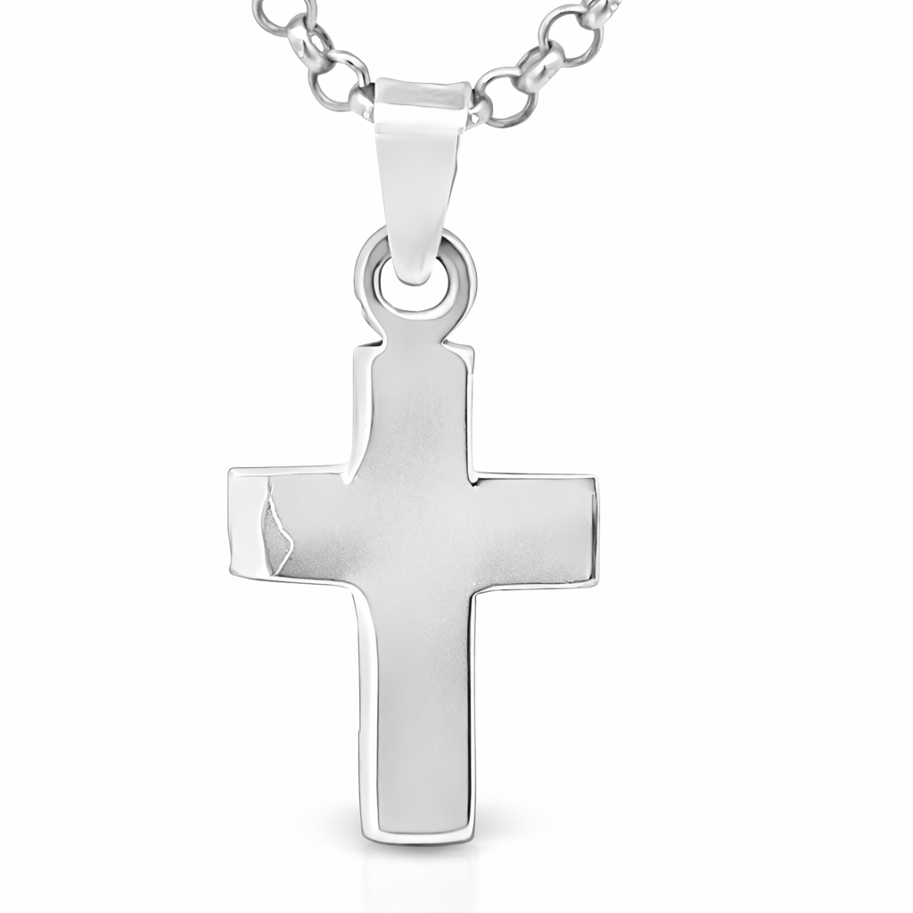925 PLAIN FLAT CROSS - 28X13 - 1.6g <br/>10534