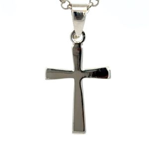 925 PLAIN FLAT CROSS - 30X15 - 1.15g