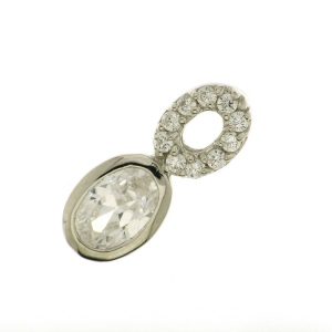 925 OVAL CZ PEND <br/>11003