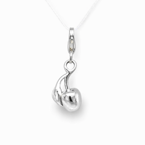 925 PLAIN 3D APPLE CHARM - 26X8 <br/>11062