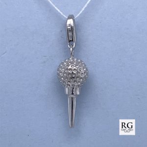 925 MICROPHONE CHARM - 29X8 <br/>11091