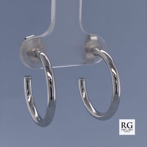 925 RH PL HOLLOW RND TUBE C-HOOPS - 19X2 - 1.84g <br/>11529
