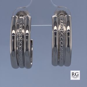 925 RH PL MILLGR CENTRE OVAL HOOPS - 23X8 - 5g <br/>11549