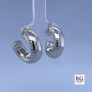 925 RH PL HOLLOW OVAL TUBE C-HOOPS - 20X7 - 3.85g <br/>11606