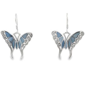 925 OXI BLUE MOP MILLGR BUTTERFLY EAR - 33X24 6.5g <br/>11643B