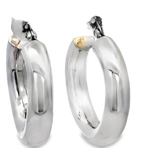 925 RND TUBE HINGE HALF HOOPS - 30X6 - 8.3g <br/>11669