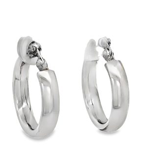 925 OVAL TUBE HINGE HALF HOOPS - 20X4 - 4.57g <br/>11672