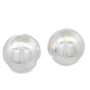 925 PLAIN HOLLOW BALL STUDS - 14MM - 5.3g <br/>11716