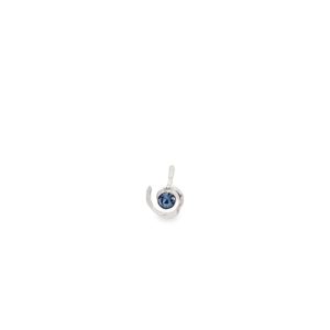 925 TAZANITE CZ SPIRAL NOSE PIN - 3MM <br/>11720T