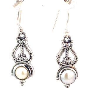 925 OXI WH FW PEARL BOHO DROP EAR - 32X9 - 3.4g <br/>11750