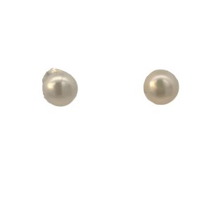 925 WHITE FW PEARL STUDS - 6MM - 0.93g