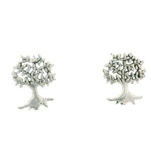 925 OXI FILIGREE TREE OF LIFE STUDS - 10X8 - 0.68g