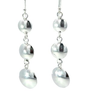 925 TRIP PLAIN RND DISC DROP EAR - 51X12 - 3.7g