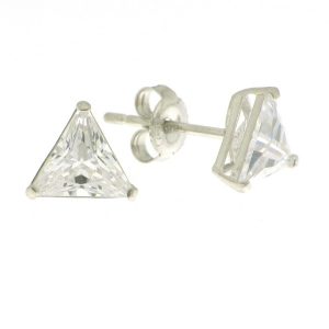 925 TRILLION CZ BASKET SET STUDS - 7X7 <br/>12834