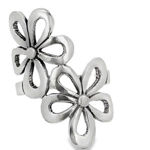 925 OXI DBL OUTLINE DAISY RING - 36MM <br/>13631