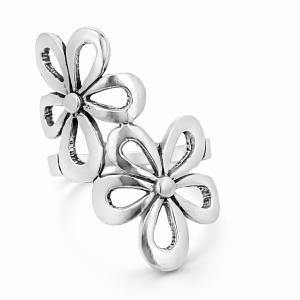 925 OXI DBL OUTLINE DAISY RING - 36MM <br/>13631