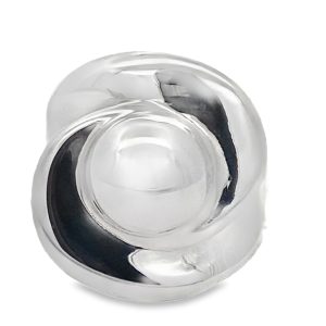 925 PLAIN EFORM HALF BALL SPIRAL RING - 26MM <br/>13639