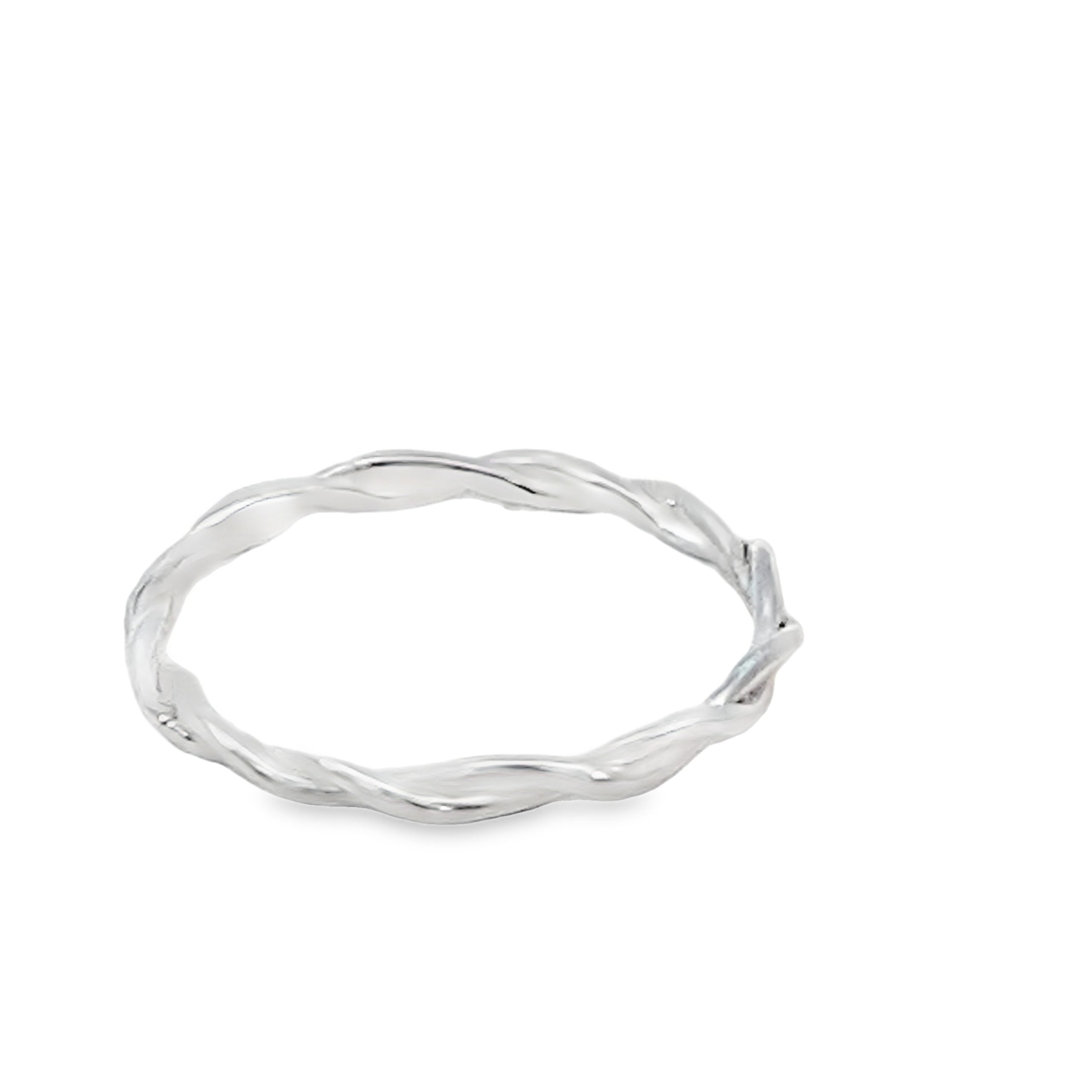 925 LOOSE TWISTED ROPE WED BAND - 2MM <br/>13668