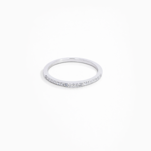 925 RH PL BAG+RND CZ PAVE ETERNITY RING - 1.7MM <br/>13739