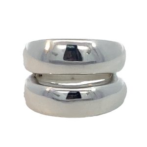 925 ELECTROFORM PLAIN DBL STRAND RING - 18MM <br/>13779