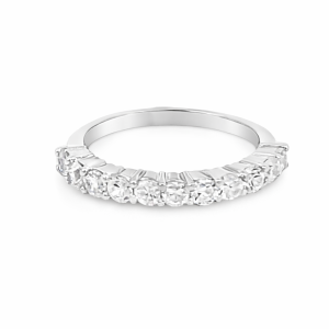 925 CZ PAVE BEZEL SET ETERNITY BAND - 3MM <br/>13798