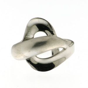 925 RH PLATED OPEN CUT RING - 18MM <br/>14249