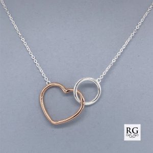 925 OPEN CUT RG PL HEART+CIRCLE ANCHOR LINK CHAIN <br/>15507.45