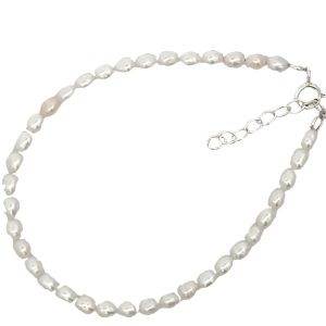 925 WH RICE FW PEARL BRACELET - 3.5MM - 3.2g <br/>15541.17+3