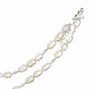 925 MOONSTONE+WH RICE PEARL CHAIN - 6MM <br/>15549.42+5