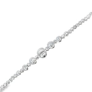 925 DIA CUT GRADUAL BALLS BRAC - 8+6+5+4+3 - 5.5g <br/>15554.17+3