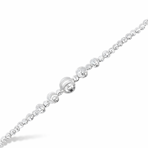 925 DIA CUT GRADUAL BALLS BRAC - 8+6+5+4+3 - 5.5g <br/>15554.17+3