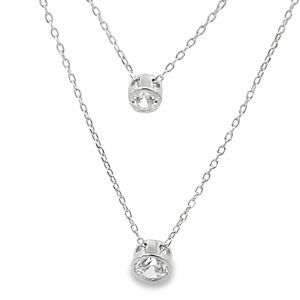 925 DBL TUBE SET CZ ON DBL ANCHOR CHAIN - 2.9g <br/>15567.42+3