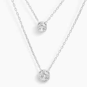 925 DBL TUBE SET CZ ON DBL ANCHOR CHAIN - 2.9g <br/>15567.42+3