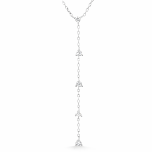 925 5 X 3 CLAW SET DROP CZ'S ON ANCHOR CHAIN 2.46 <br/>15569.42+3